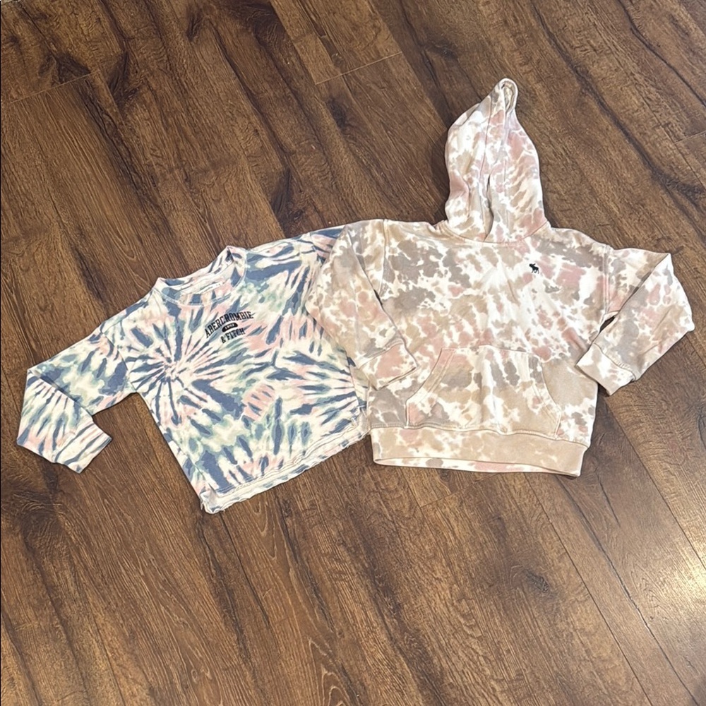 Abercrombie Kids Pink and Blue Sweatshirts & Hoodies